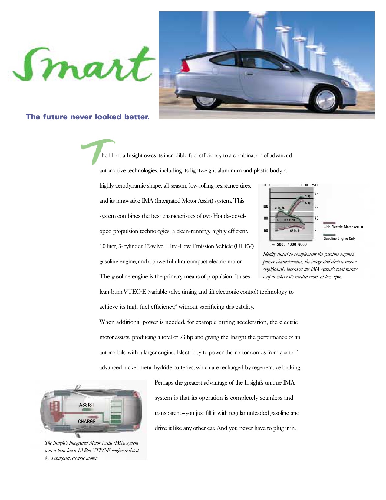 2000 Honda Insight Brochure Page 6